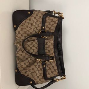 Gucci Jockey Two Way Tote Bag